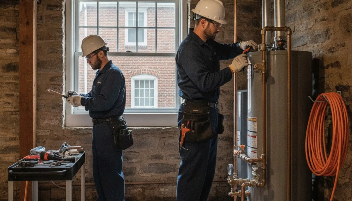 Plumbing repair team serving Harrisburg, PA for leaks, clogs, and emergency pipe fixes